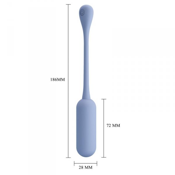 PRETTY LOVE - LECHIES  Dream chaser 5, Blue, Wireless remote control 12 vibration functions Memory function