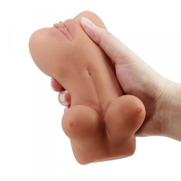 HANNAH, Double-entry masturbator&#039;s realistic vagina or anus