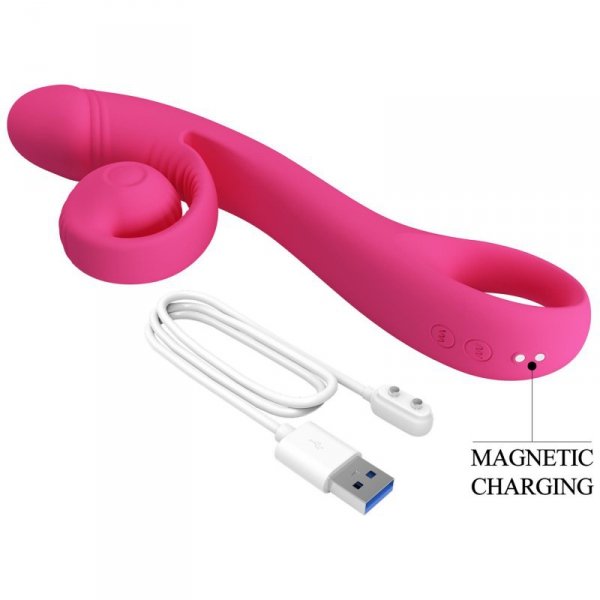 PRETTY LOVE - Love Romance Beau Snail Rabbit – Hot Pink