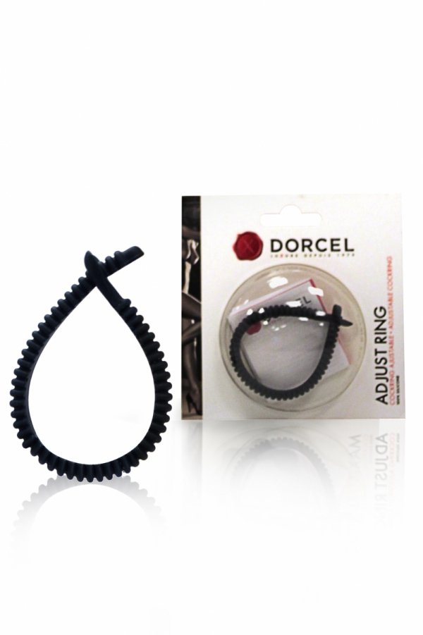 Marc Dorcel Adjust Ring - pierścień erekcyjny (czarny)