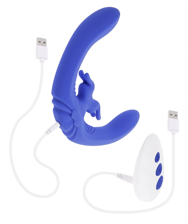 Evolved Lovebirds - podwójny wibrator króliczek (fioletowy)