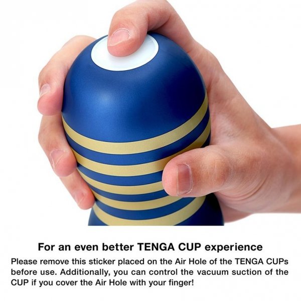 Tenga Premium Original Vacuum Cup Strong - masturbator orlany (czarny)
