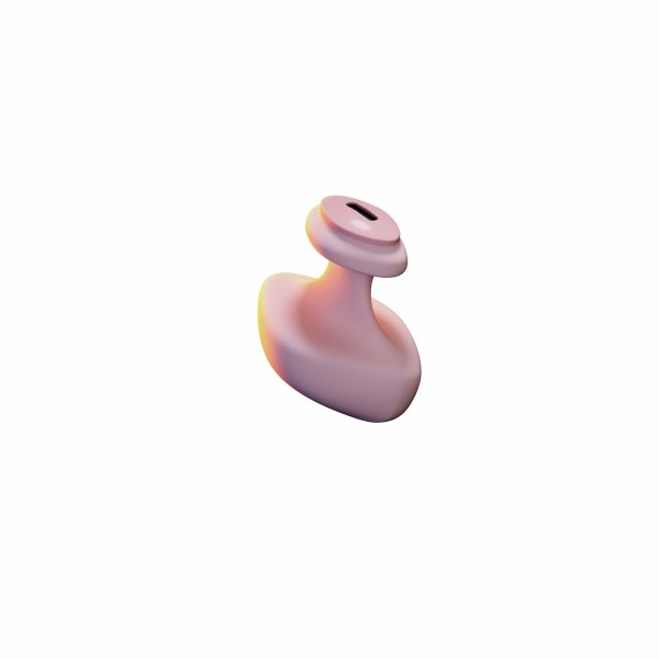 Dame Fin 2.0 Finger Vibrator Quartz - wibrator na palec (różowy)