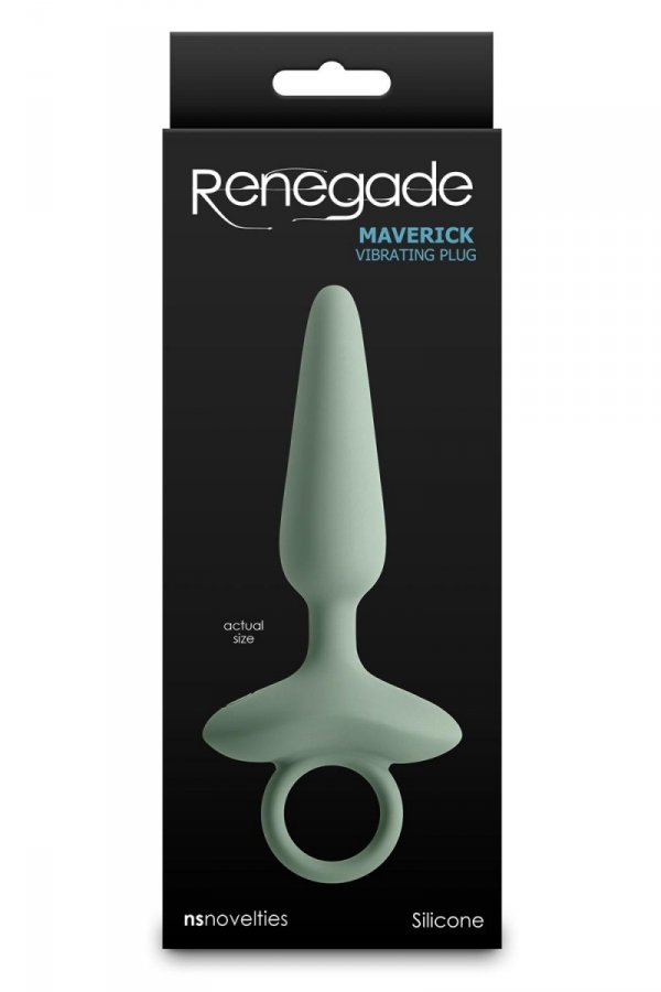 NS Novelties Renegade Maverick Sage - korek analny z wibracjami (zielony
