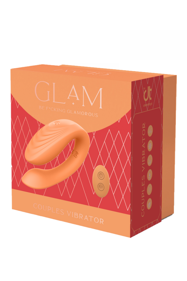 Dream Toys Glam Couples Vibrator - jajko wibrujące (pomarańczowe)