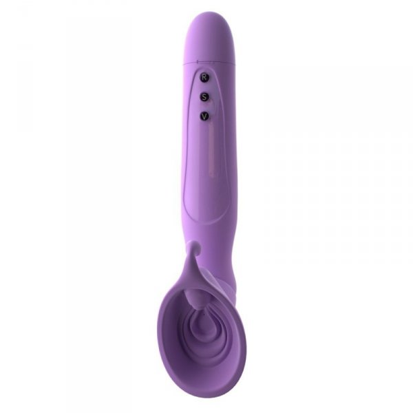 Vibrating Roto Suck-Her - wibrator ssący (fioletowy)