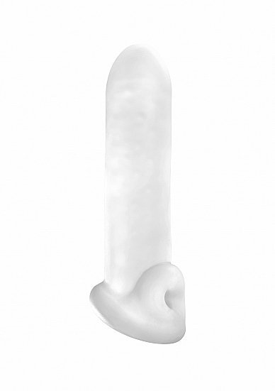 Perfect Fit Fat Boy Original Ultra Fat Clear 7'' - nakładka na penisa (szary)
