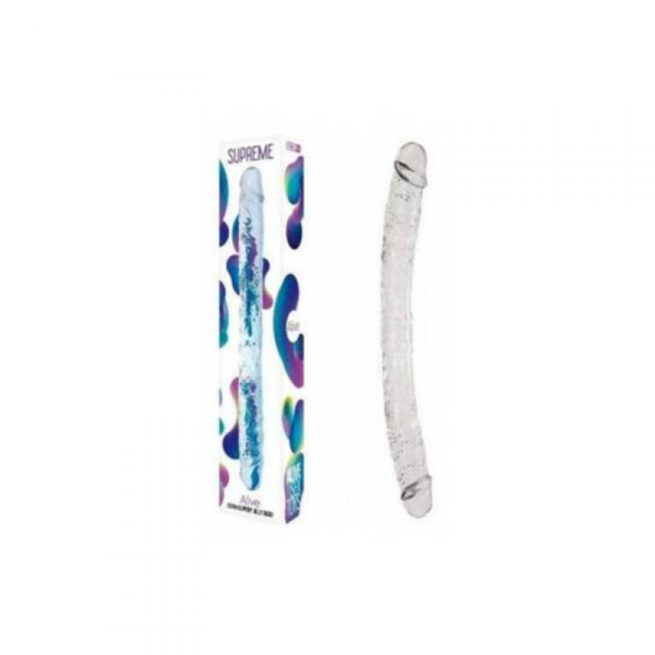 Alive Podwójne Dildo Supreme Jelly Dildo - dildo (przezroczysty)
