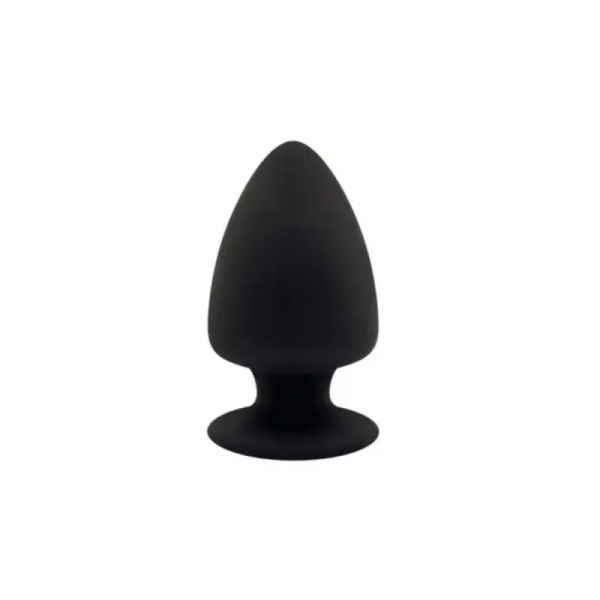 Silexd Korek Analny Plug Model 1 XS 8 cm Black - korek analny (czarny)
