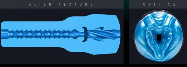 Fleshlight masturbator Freaks Alien Blue Metallic - masturbator (kosmiczny)