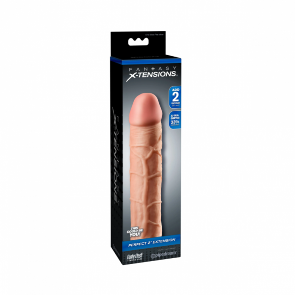 Nakładka na penisa Pipedream Fantasy X-tensions Perfect 2&quot; Extension Light