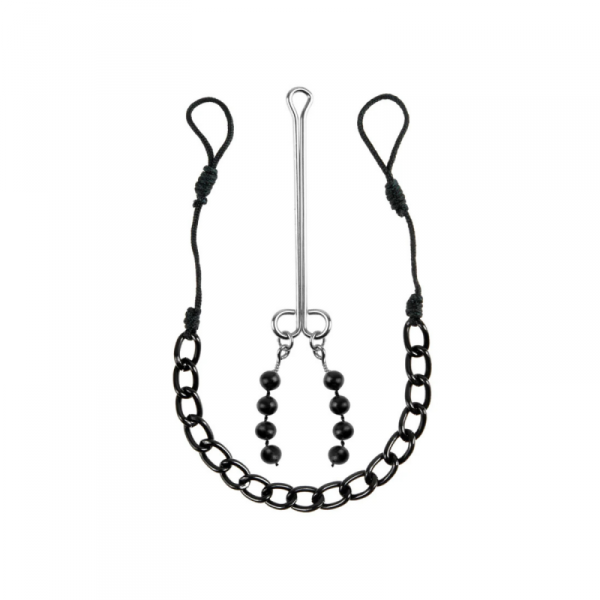 Fetish Fantasy Biżuteria Series Limited Edition Nipple &amp; Clit Jewelry Black  (czarny)