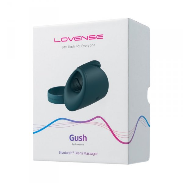 Masturbator Lovense Gush - wibrujący masturbator męski (zielony)