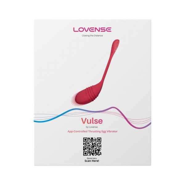 Lovense Vulse - wibrujące jajko (czerwone)