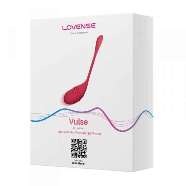 Lovense Vulse - wibrujące jajko (czerwone)
