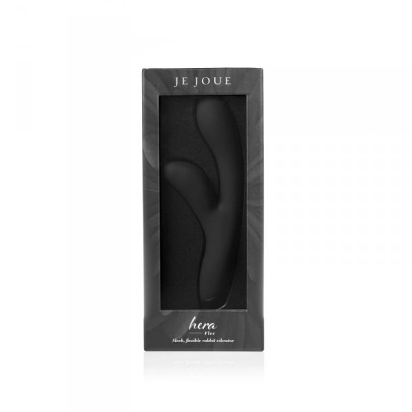 Je Joue Hera Flex Rabbit Vibrator Black - wibrator króliczek (czarny)