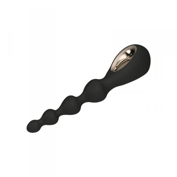 Lelo Soraya Beads Black - masażer analny (czarny)
