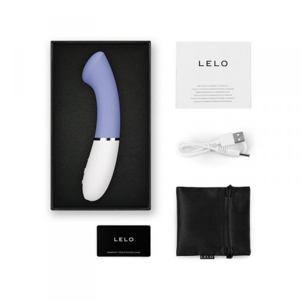 Lelo wibrator punktu G Gigi 3 Powder Blue - wibrator (pudrowy niebieski)