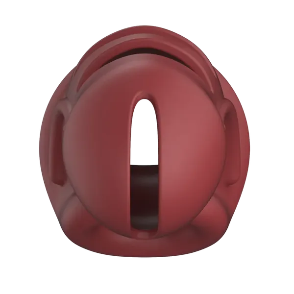 ManCage Model 28 Ultra Soft Silicone Chastity Cage Red (czerwony)
