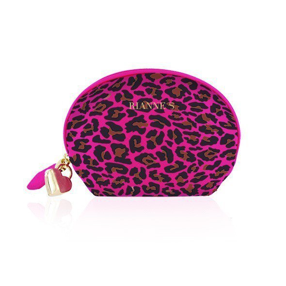 Rianne S Essentials Lovely Leopard Mini - Mini Wibrator Różdżka (głęboki fiolet)
