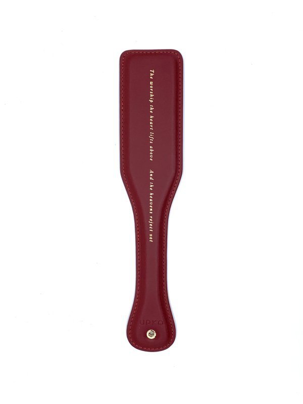 Zestaw czerwonych skórzanych akcesoriów Upko Leather Kinky Tools Set Red (czerwony)