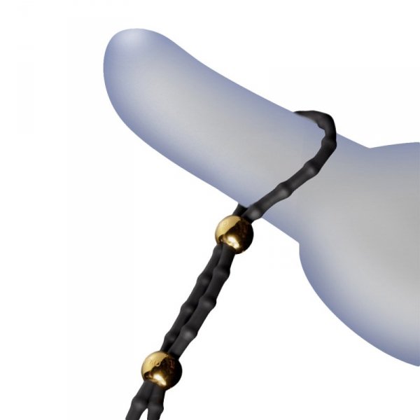 Upko Adjustable Cock Ring - pierścień erekcyjny (czarny)