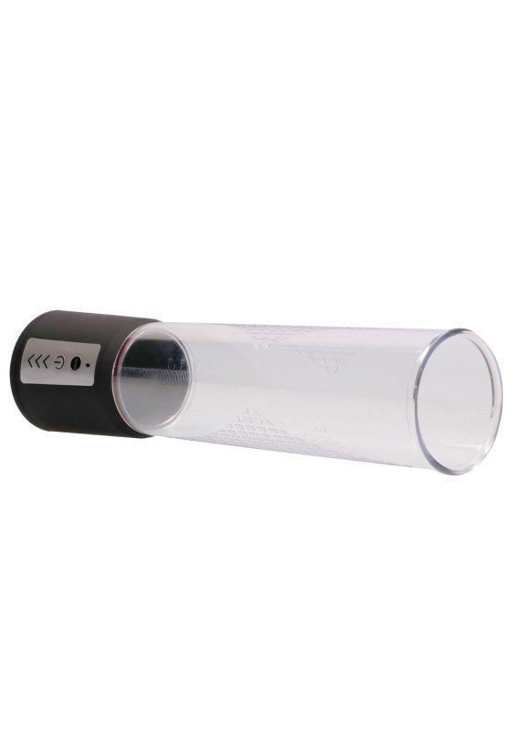 Shots Pumped Premium Rechargeable Automatic Pump - pompka do penisa (przeźroczysta)