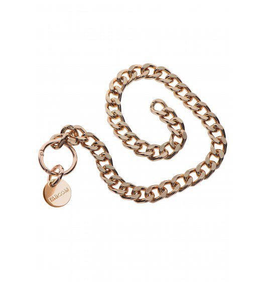 Taboom Dona Statement Collar and leash - smycz z obrożą  (złoty)