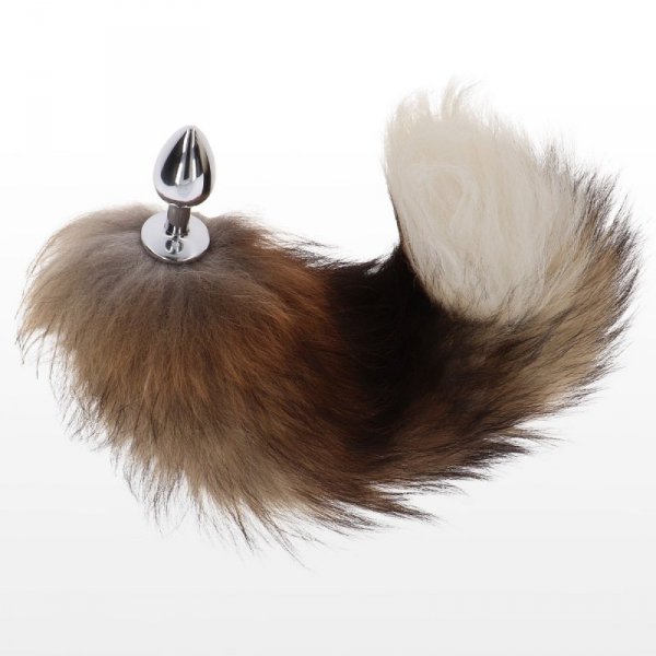 Taboom Foxtail Buttplug - korek analny lisi ogon (brąz)