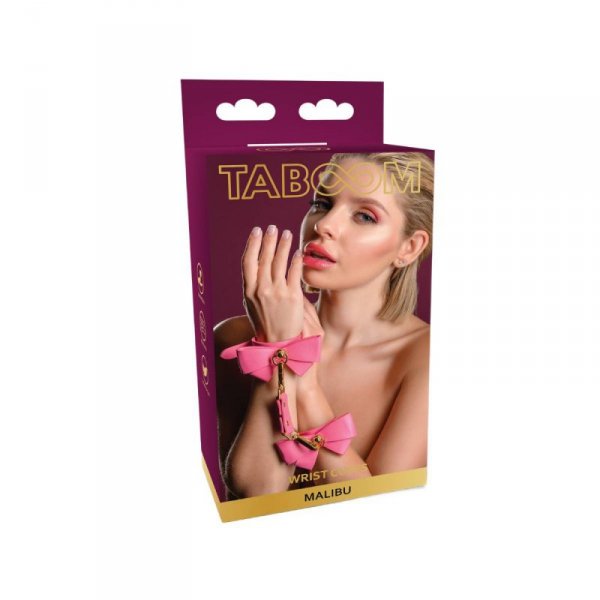 Taboom kajdanki na nadgarstki Malibu Wrist Cuffs - kajdany malibu copacabana (czerwony)