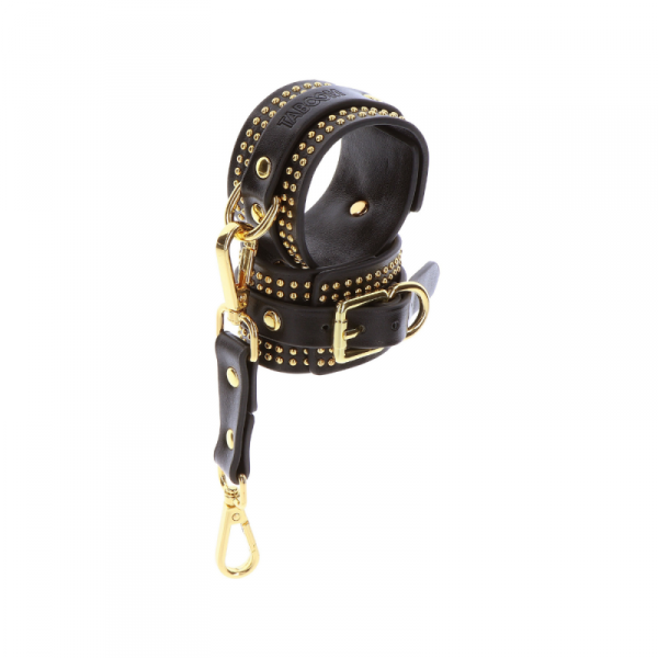 Taboom kajdanki na kostki Vogue Studded Ankle Cuffs Set - wiązanie (czarny)
