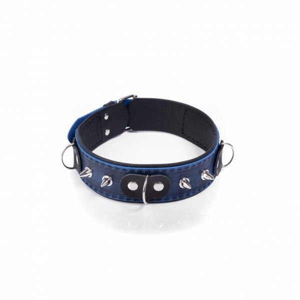 Whips Crazy Horse Blue S - obroża (niebieska) 
