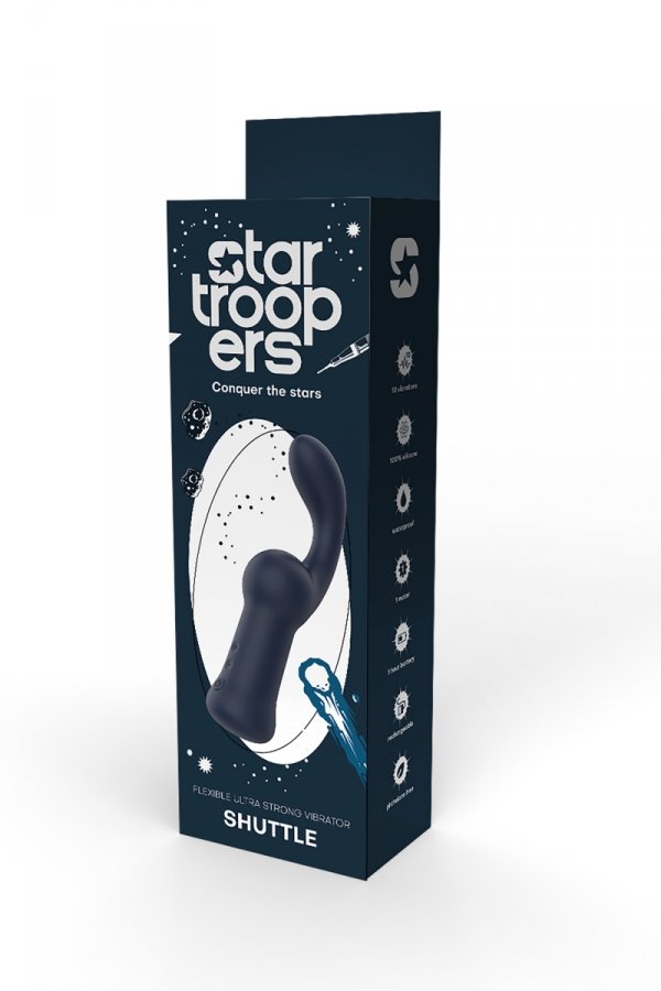 Dream Toys StarTroopers Shuttle Strong P-Spot Vibrator - masażer prostaty (granatowy)