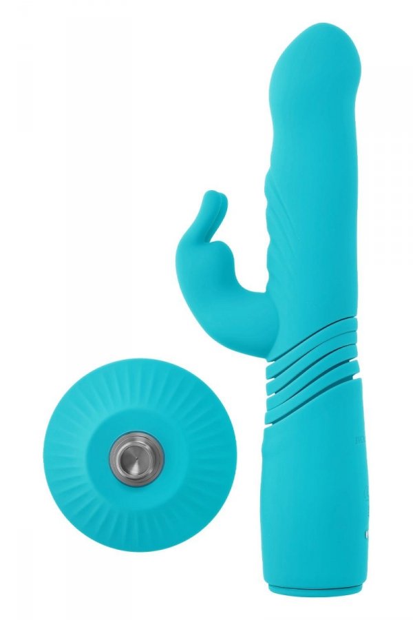 Evolved Bunny Hop - wibrator króliczek/pulsator (niebieski)
