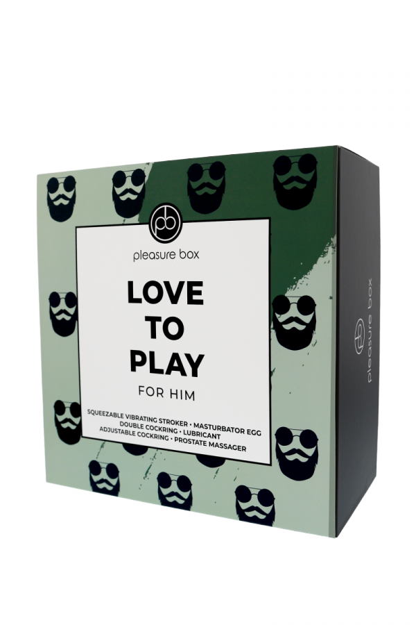 Dream Toys pleasure box Love To Play For Him - zestaw gadżetów dla niego