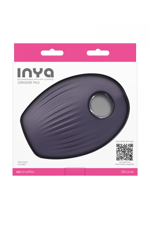 Ns Novelties INYA GRINDER GRAY - pierścień erekcyjny (fioletowy)