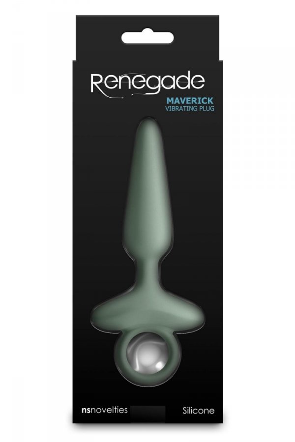 NS Novelties Renegade Maverick Sage - korek analny z wibracjami (zielony