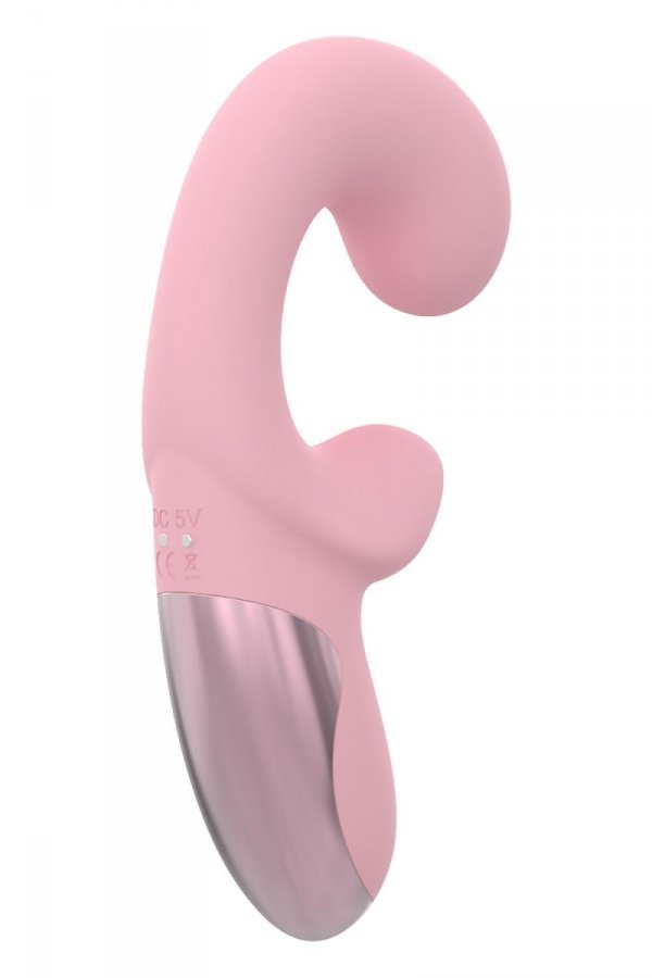 Dream Toys Glam Flexible Duo Vibrator - wibrator (różowy)