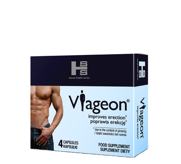 Viageon 4 tabletki (kapsułki) na potencję u mężczyzn 
