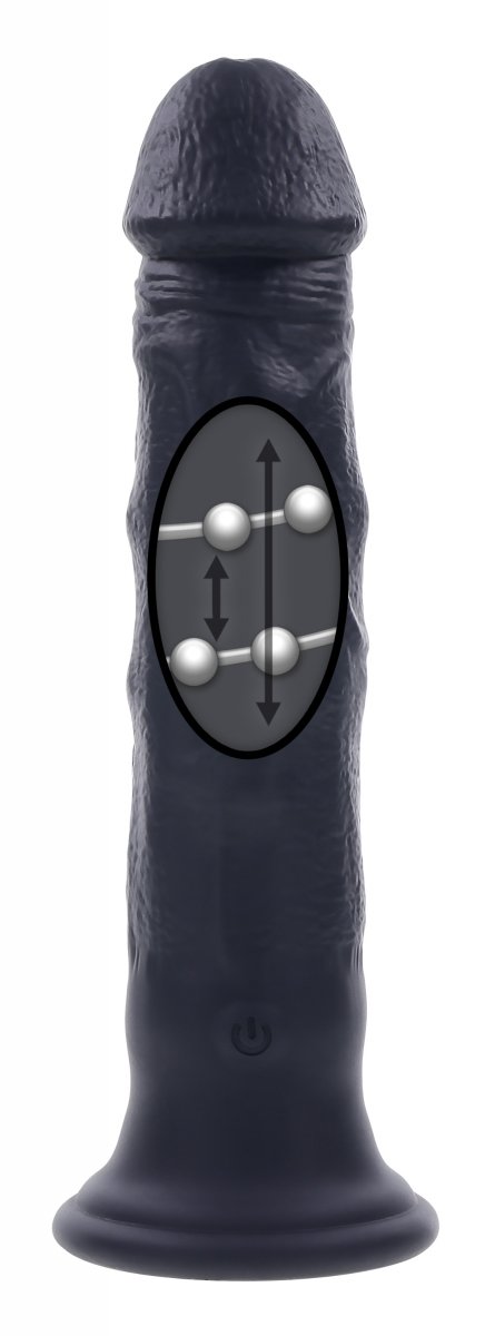Evolved Black Thunder - dildo wibrujace (czarny)