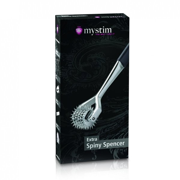 MyStim Extra Spiny Spencer - metalowe ostrogi do BDSM (czarny)