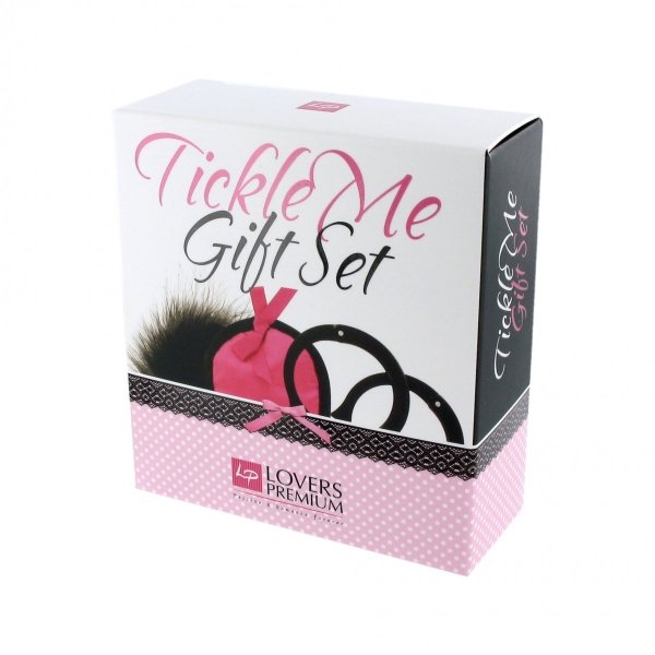 LoversPremium Tickle Me Gift Set Pink - zestaw do krępowania (różowy)