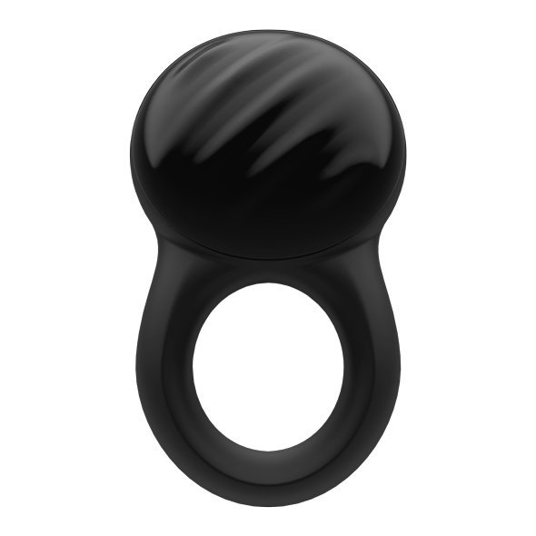 Satisfyer Signet Ring - wibrator dla par (czarny)
