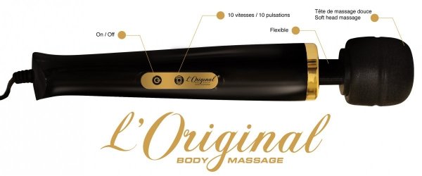 MARC DORCEL Body Wand Original - Masażer do ciała (czarny)