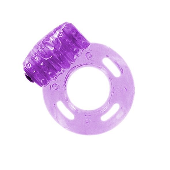 LoversPremium Tease Me Gift Set Purple - zestaw akcesoriów (opaska + pierścień + wibrator / fioletowy)
