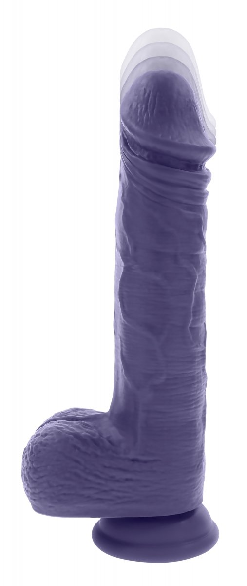 Evolved Pleasure Rider - dildo z wibracjami (fioletowy)