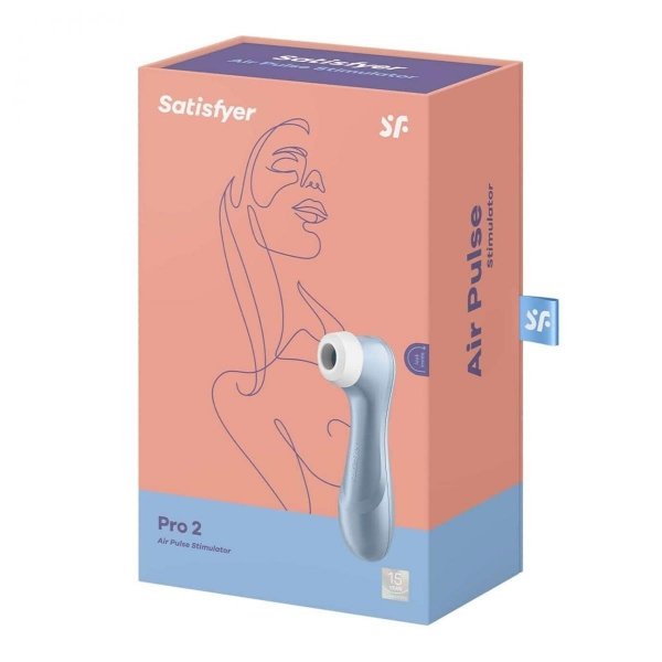 Satisfyer Stymulator Pro 2 (blue) -  masażer łechtaczki (niebieski)