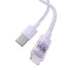Kabel Baseus Gem 2.4A 1m (fioletowy)