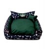 GO GIFT Korona Legowisko dla psa i kota L - zielony - 90x75x16 cm