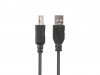 LANBERG KABEL USB-A->USB-B M/M 2.0 1M FERRYT CZARNY BOX CA-USBA-15CU-0010-BK